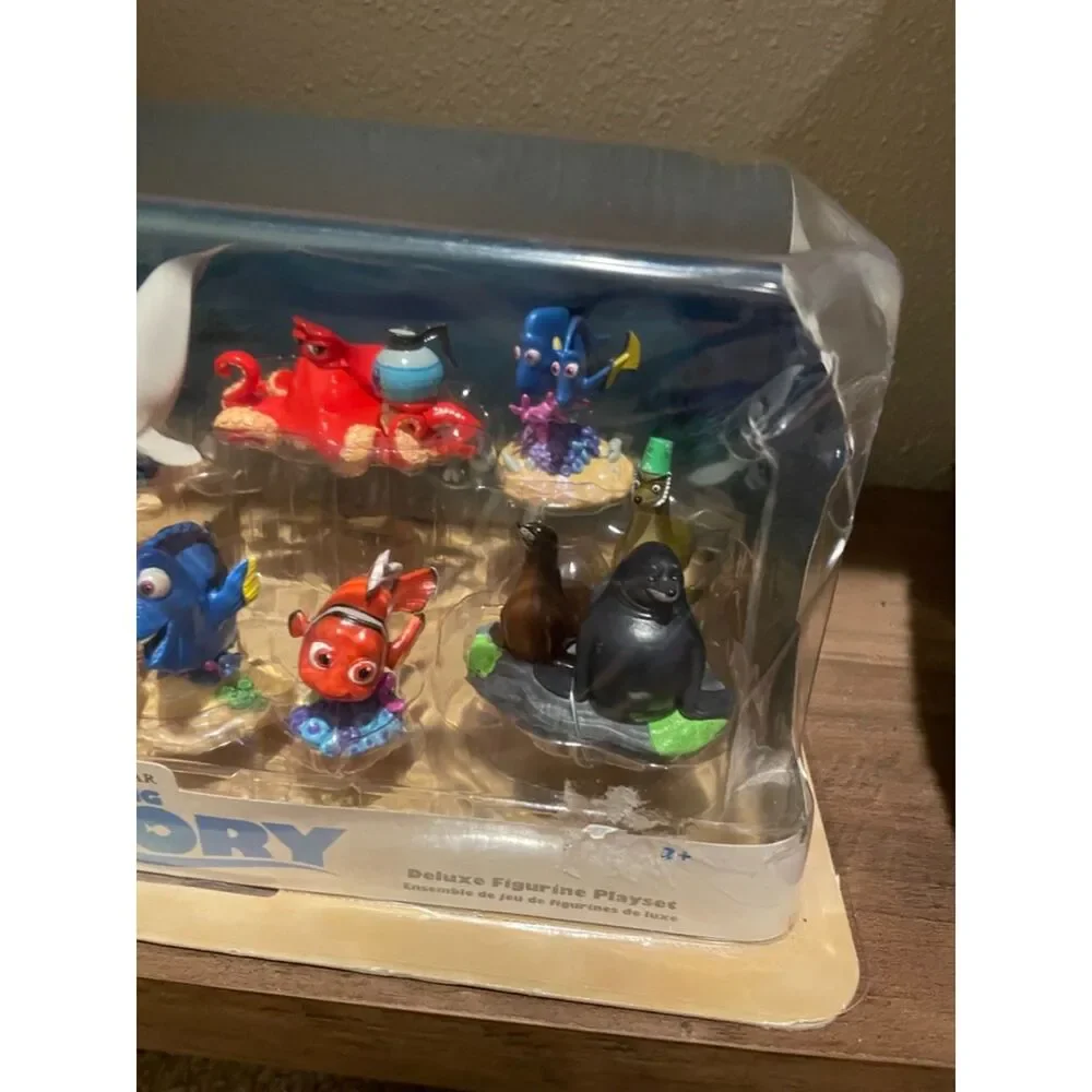 NEW Disney Store Deluxe Finding Dory Figurine Play Set 9 Cake Topper Decor Nemo